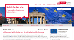 Desktop Screenshot of berlin-partner.de