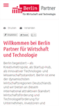 Mobile Screenshot of berlin-partner.de